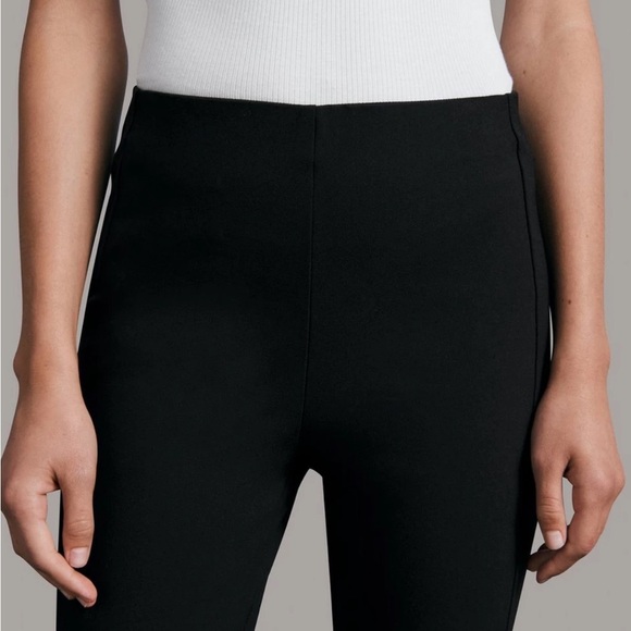 Rag & Bone Simone Pant - Equestrian Stretch black Slim Fit Cropped Pant 2 - Picture 3 of 8